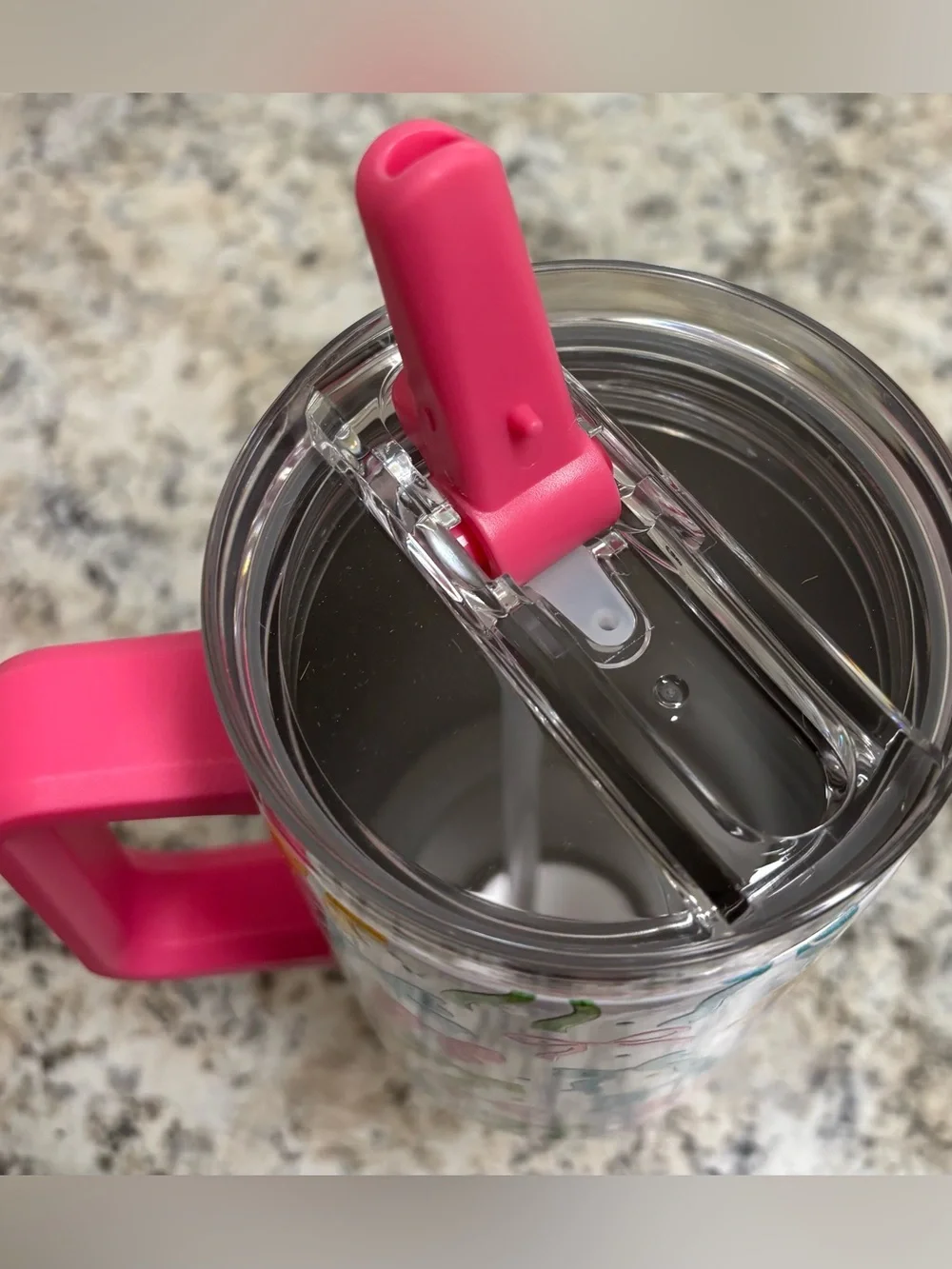 Insulated tumbler with bow pattern - NWT